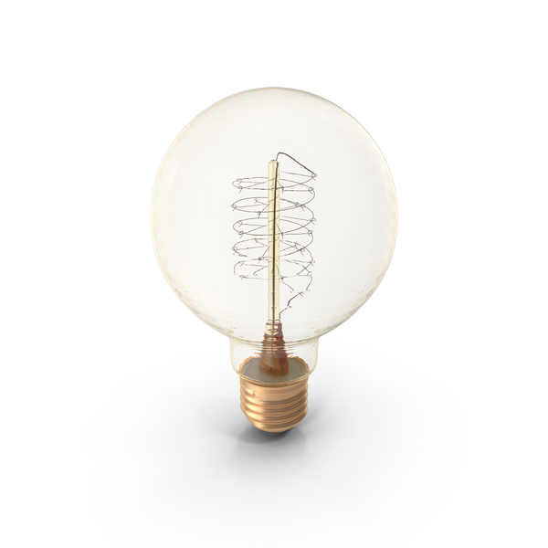 Incandescent Light Bulb: G95_Helix PNG & PSD Images Incandescent Light Bulb: G95_Helix PNG & PSD Images