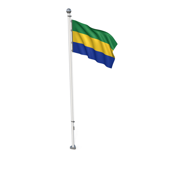 Gabon Cloth Flag Stand PNG & PSD Images Gabon Cloth Flag Stand PNG & PSD Images