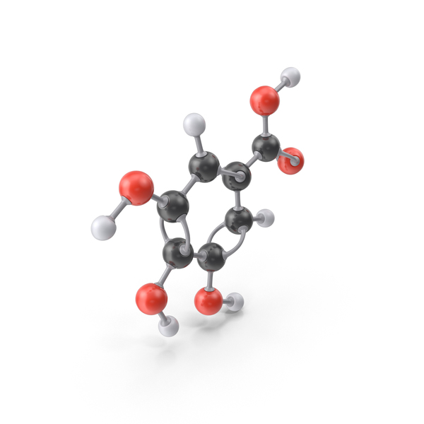 Gallic Acid Molecule PNG & PSD Images Gallic Acid Molecule PNG & PSD Images