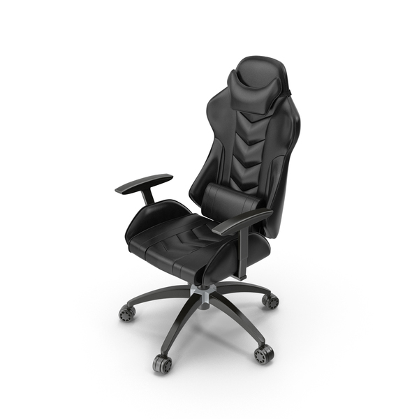 Seat: Gaming Chair Black PNG & PSD Images
