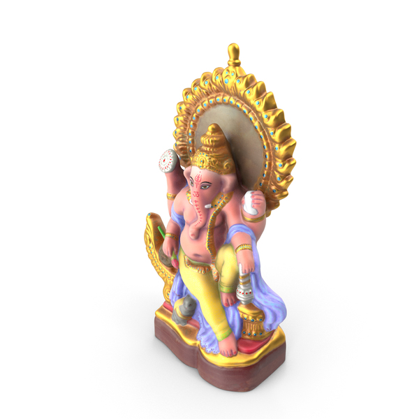 Figurine: Ganesha Сolored Statue PNG & PSD Images Figurine: Ganesha Сolored Statue PNG & PSD Images