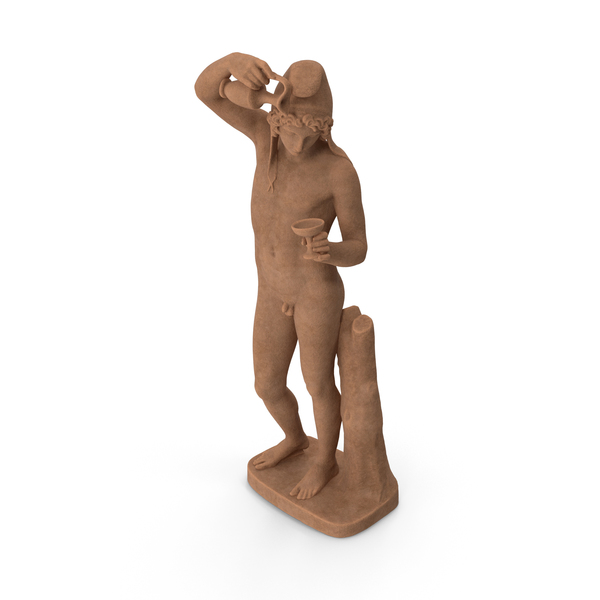 Ganymede Statue on Base Sandstone PNG & PSD Images Ganymede Statue on Base Sandstone PNG & PSD Images