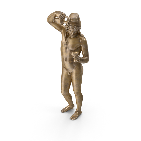 Ganymede Statue with Jug Bronze PNG & PSD Images Ganymede Statue with Jug Bronze PNG & PSD Images