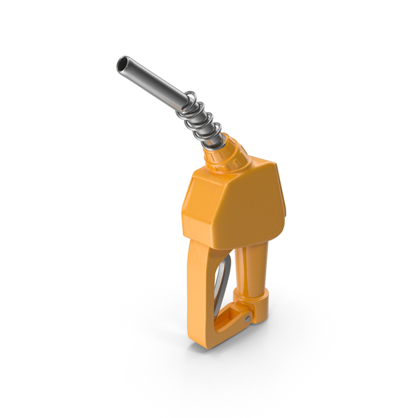 Fuel Nozzle: Gas Pump Orange PNG & PSD Images