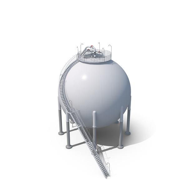 Industrial: Gas Storage Tank PNG & PSD Images