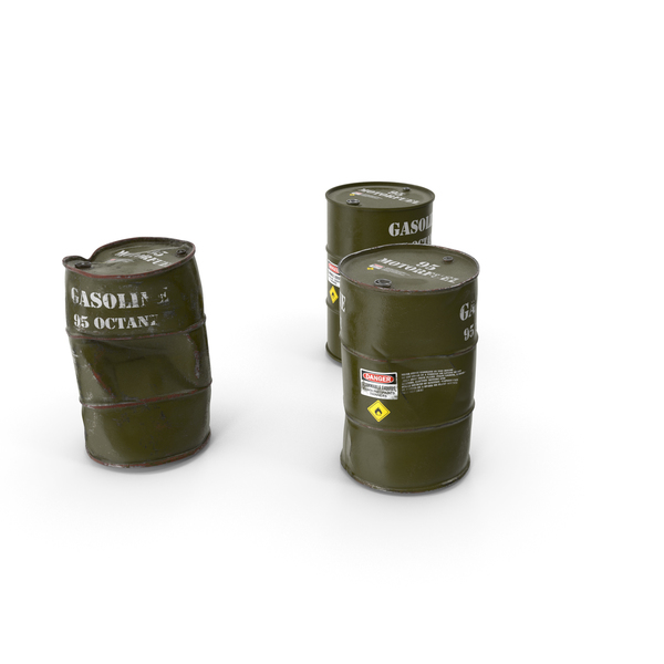 Oil Drum: Gasoline 95 Octane Metal Barrel Set PNG & PSD Images Oil Drum: Gasoline 95 Octane Metal Barrel Set PNG & PSD Images