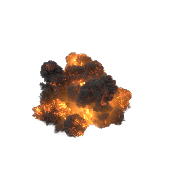 Fire Engine: Gasoline Explosion PNG & PSD Images