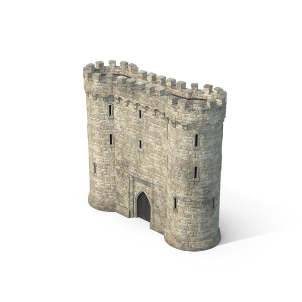 Gatehouse with Portcullis PNG & PSD Images Gatehouse with Portcullis PNG & PSD Images