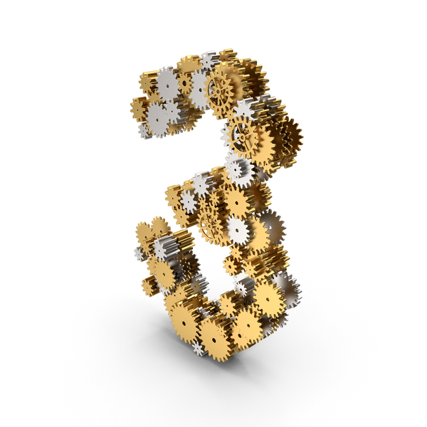 Gear Alphabet Number 3 PNG & PSD Images Gear Alphabet Number 3 PNG & PSD Images