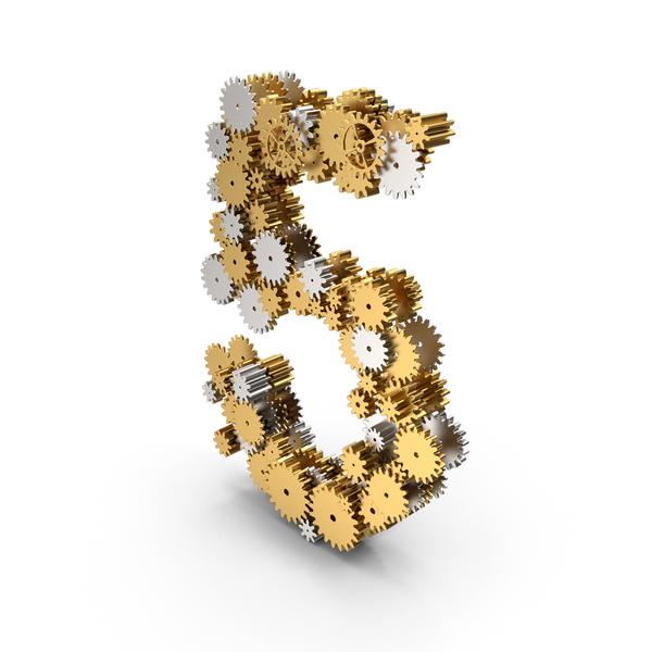 Industrial Equipment: Gear Alphabet Number 5 PNG & PSD Images Industrial Equipment: Gear Alphabet Number 5 PNG & PSD Images