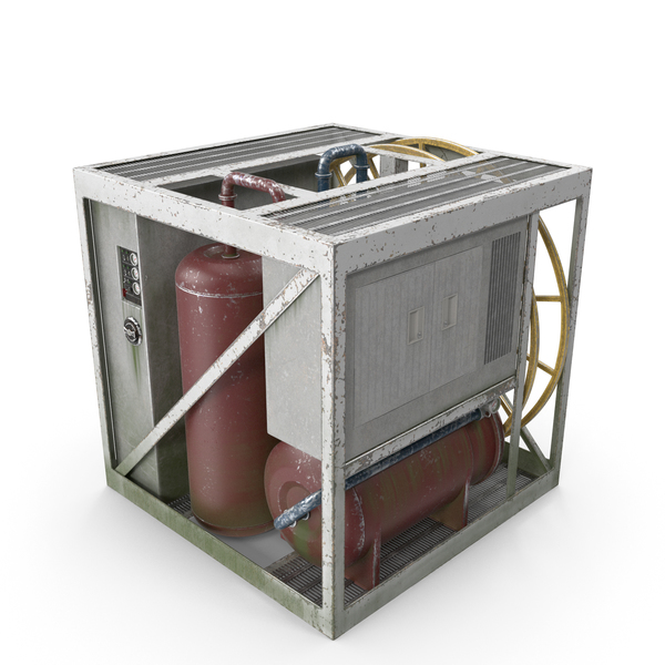 Machine Part: Generic Industrial Box PNG & PSD Images