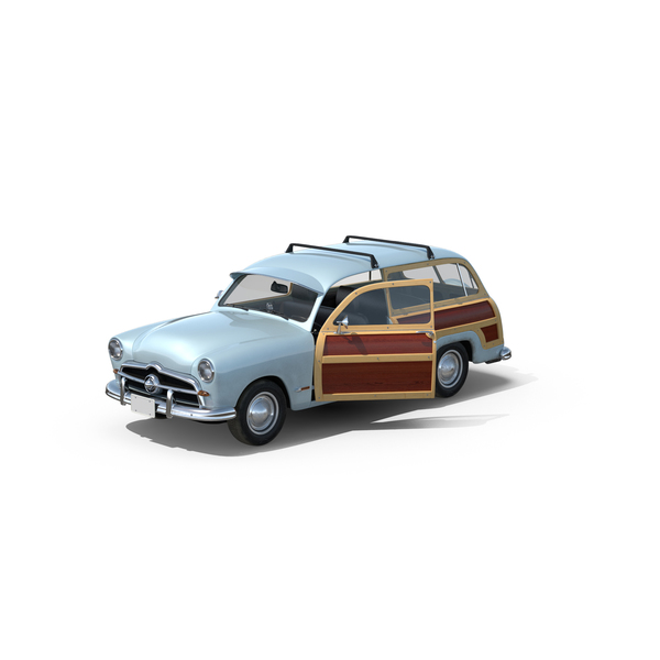 Station Wagon: Generic Retro Car PNG & PSD Images