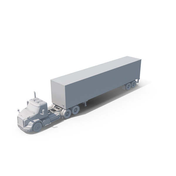 Semi Trailer: Generic Semi Truck Day Cab And Dry Van Box Trailer PNG & PSD Images Semi Trailer: Generic Semi Truck Day Cab And Dry Van Box Trailer PNG & PSD Images