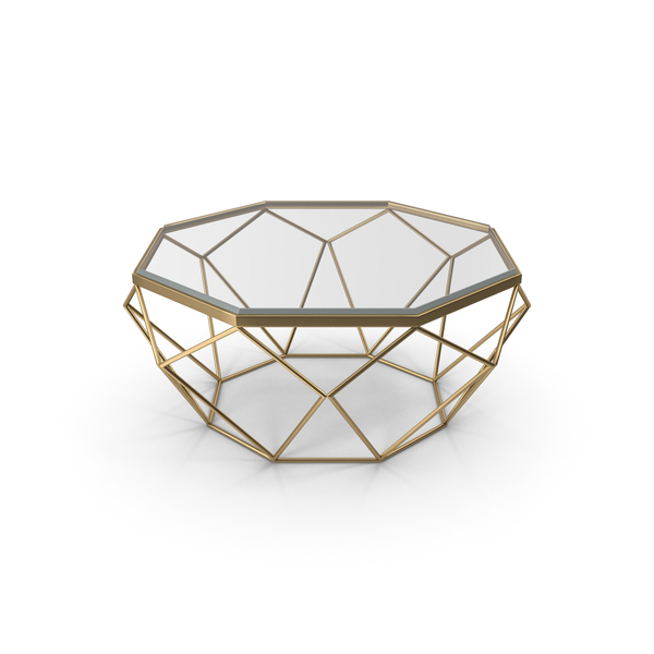 Geometric Coffee Table PNG & PSD Images