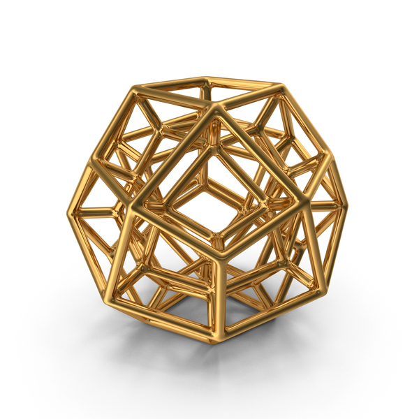 Geometric Shape Gold PNG & PSD Images