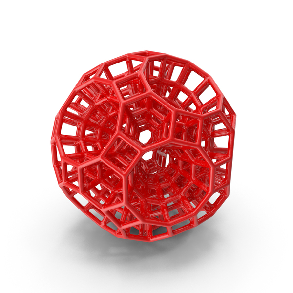 Geometric Shape Plastic Red PNG & PSD Images