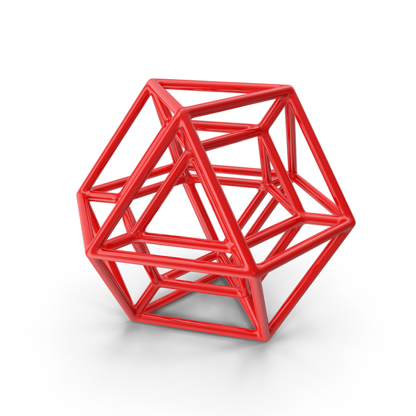 Geometric Shape Plastic Red PNG & PSD Images
