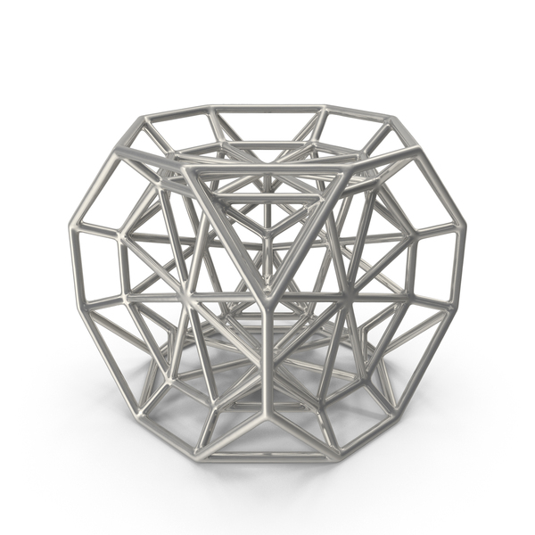 Voronoi: Geometric Shape Silver PNG & PSD Images