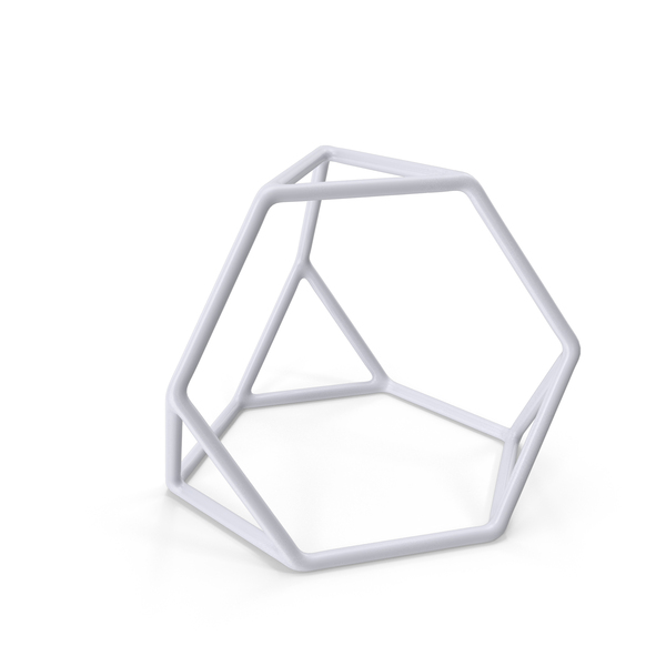 Voronoi: Geometric Shape White PNG & PSD Images