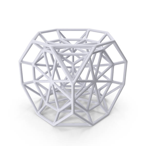 Voronoi: Geometric Shape White PNG & PSD Images
