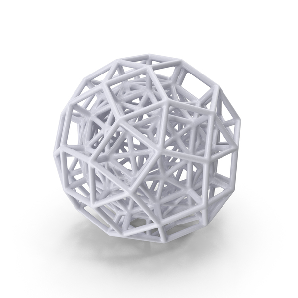 Voronoi: Geometric Shape White PNG & PSD Images