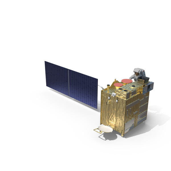 Geostationary Satellite COMS-1 With Astronaut PNG & PSD Images Geostationary Satellite COMS-1 With Astronaut PNG & PSD Images