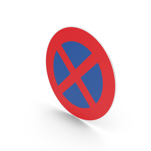German No Stopping Sign PNG & PSD Images