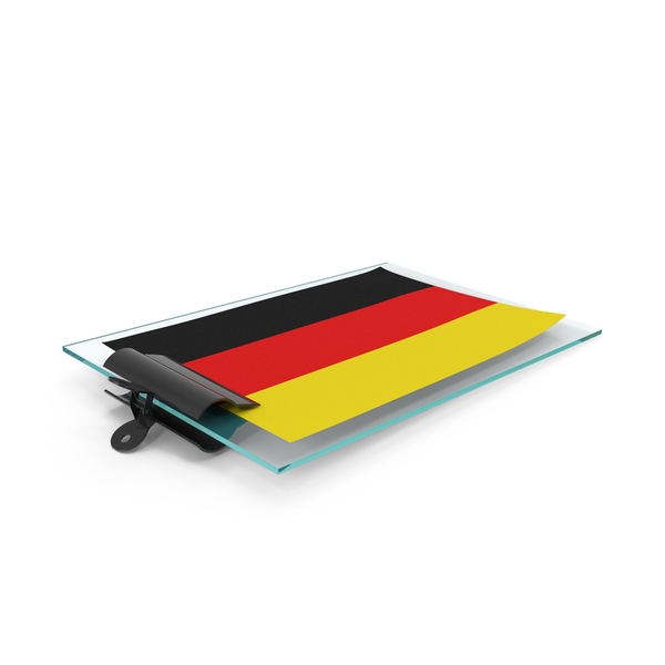 Germany Flag Paper On Pad PNG & PSD Images
