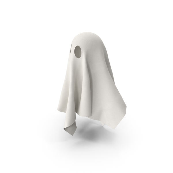 Halloween Decoration: Ghost Cartoon PNG & PSD Images