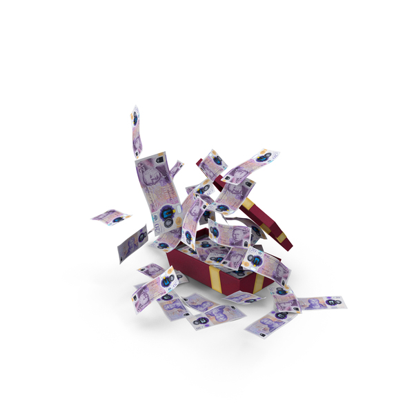 Note: Gift Box Full Out Fly England 20 Pound Money Notes PNG & PSD Images Note: Gift Box Full Out Fly England 20 Pound Money Notes PNG & PSD Images