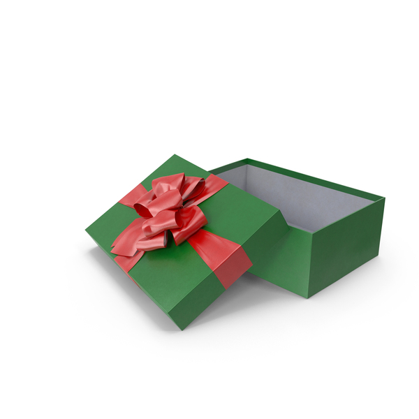 Gift Box Green PNG & PSD Images