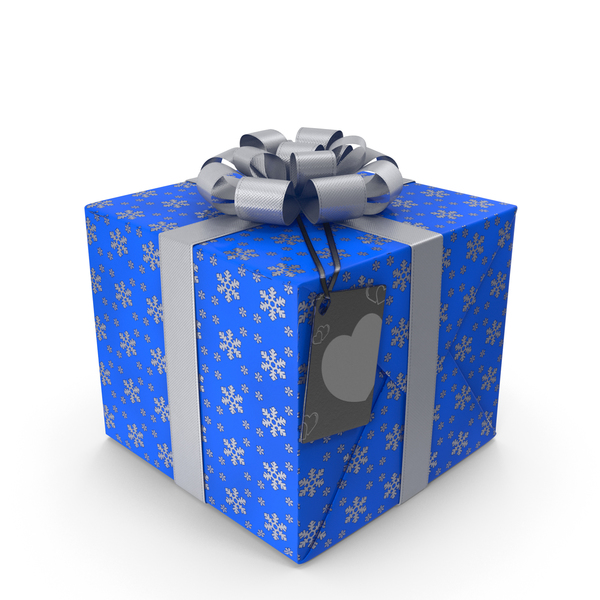 Gift Box Label Blue PNG & PSD Images Gift Box Label Blue PNG & PSD Images