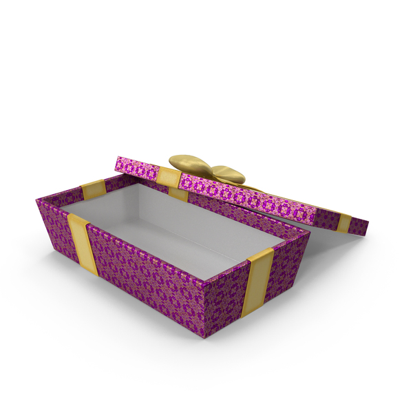 Gift Box Open Pink PNG & PSD Images