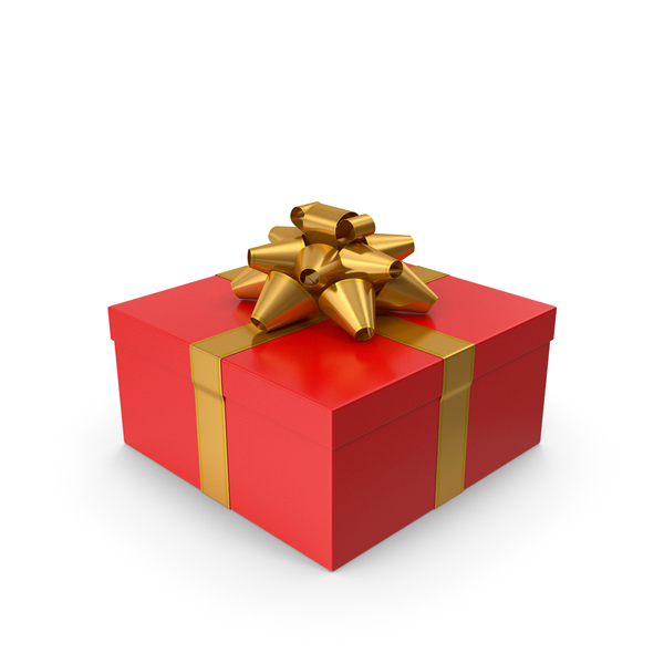Gift Box Red Gold PNG & PSD Images Gift Box Red Gold PNG & PSD Images