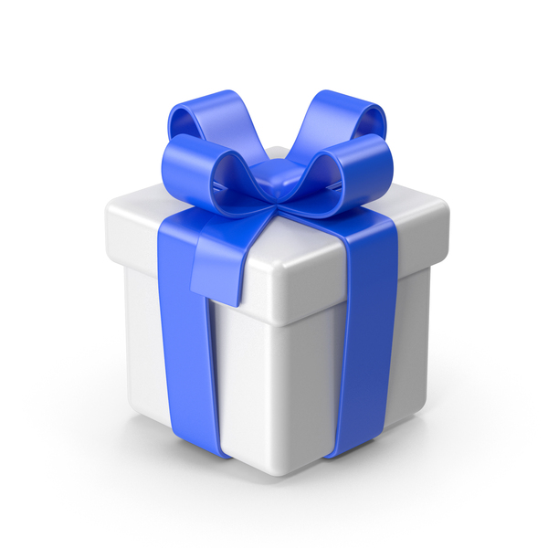 Gift Box White Blue PNG Images & PSDs for Download | PixelSquid ...