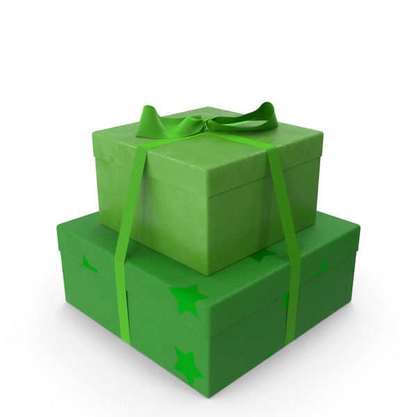 Gift Box: Gifts Green PNG & PSD Images