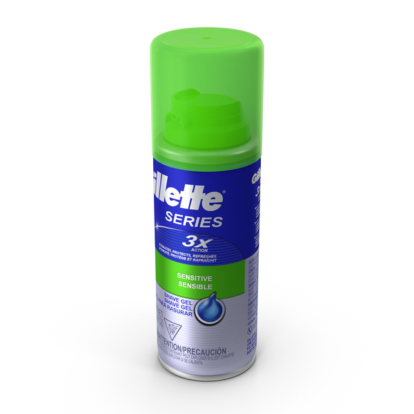 Shaving Cream: Gillette Shave Gel Travel Can PNG & PSD Images Shaving Cream: Gillette Shave Gel Travel Can PNG & PSD Images