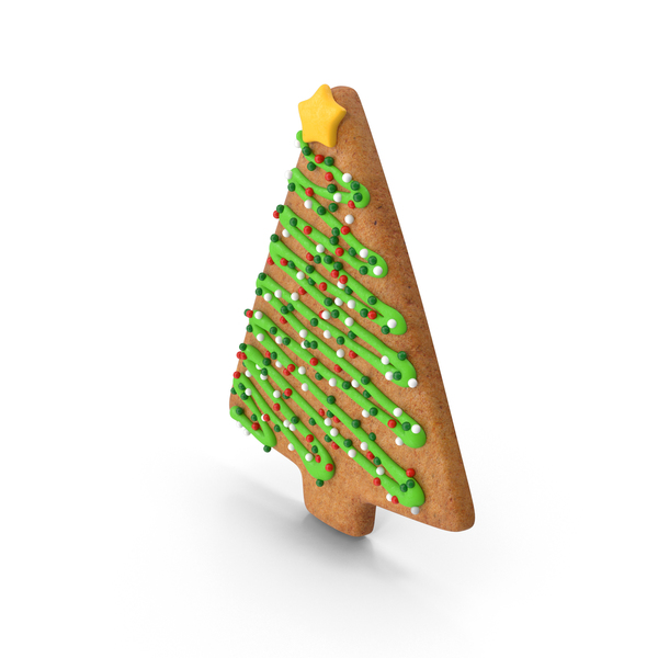 Cookie: Gingerbread Tree PNG & PSD Images