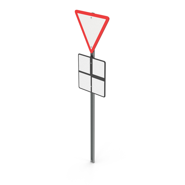 Yield: Give Way Road Sign PNG & PSD Images Yield: Give Way Road Sign PNG & PSD Images