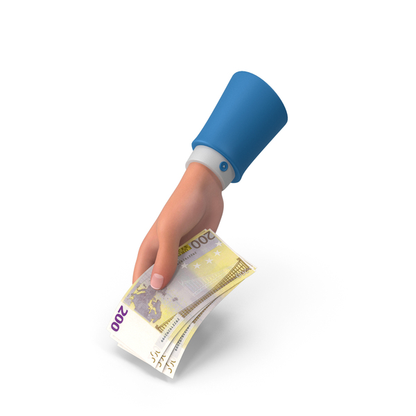 Banknote: Giving Euro 200 Money Bill Hand Hold PNG & PSD Images