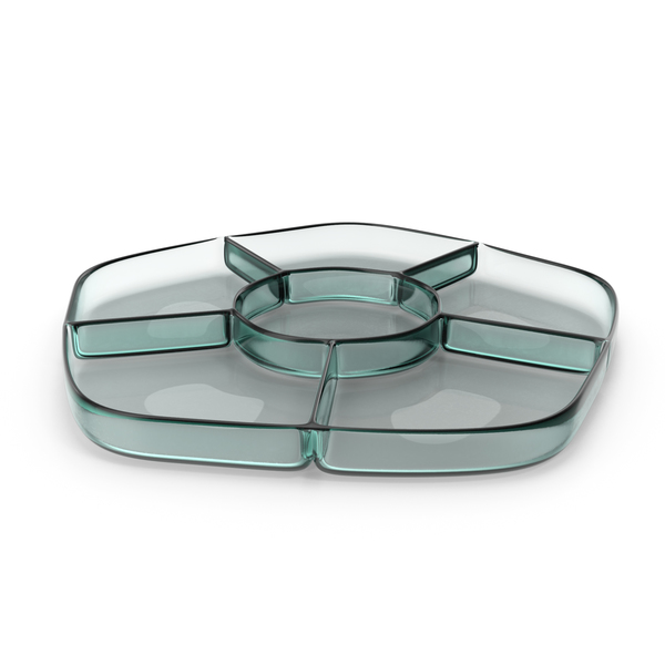 Glass 6 Compartment Bowl PNG & PSD Images Glass 6 Compartment Bowl PNG & PSD Images
