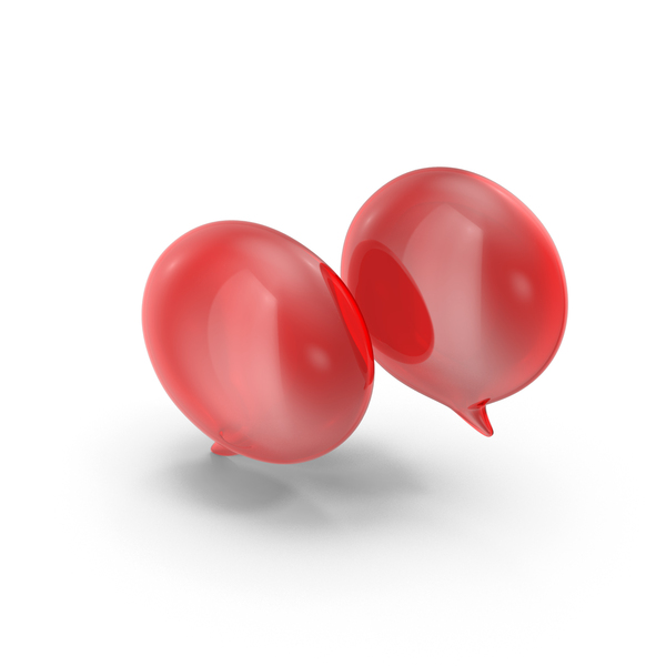 Symbols: Glass Chat Bubbles Icon PNG & PSD Images