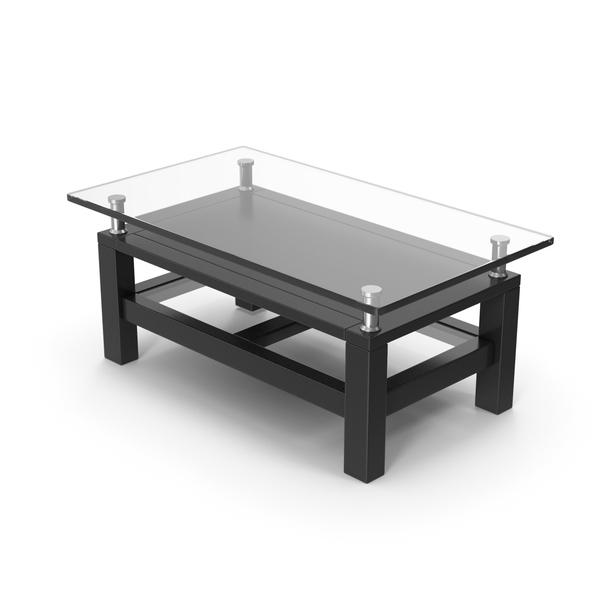 Glass Coffee Table Black PNG & PSD Images