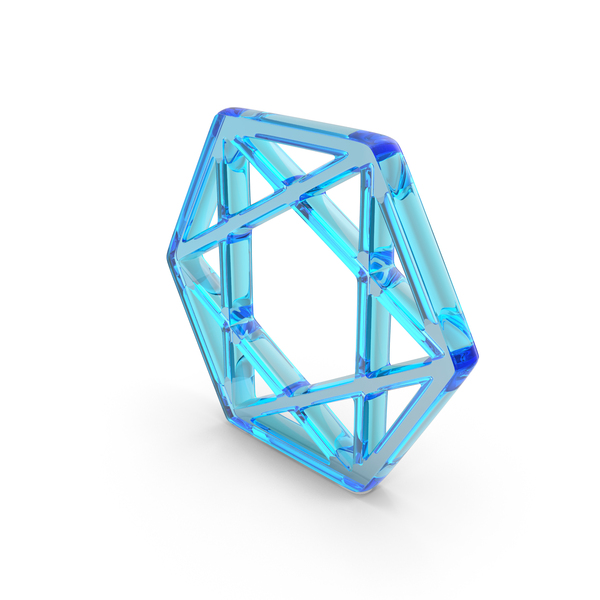 Glass Diamond Shape Symbol PNG Images & PSDs for Download | PixelSquid ...