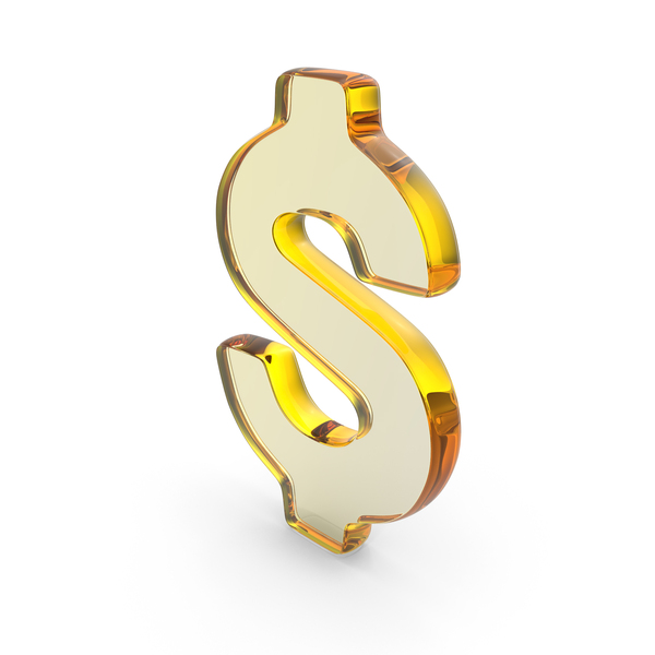 Symbols: Glass Dollar Symbol PNG & PSD Images
