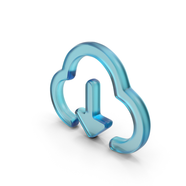 Symbols: Glass Download From Cloud Symbol PNG & PSD Images