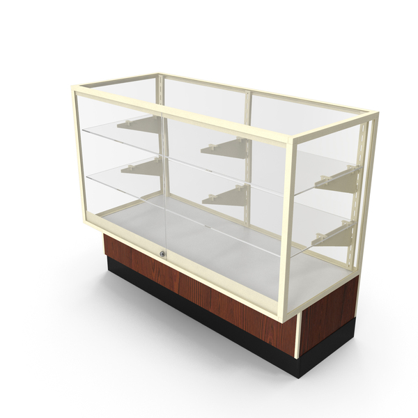 Cabinet: Glass Front Lock Display With Shelves Dark Wood Beige PNG & PSD Images Cabinet: Glass Front Lock Display With Shelves Dark Wood Beige PNG & PSD Images