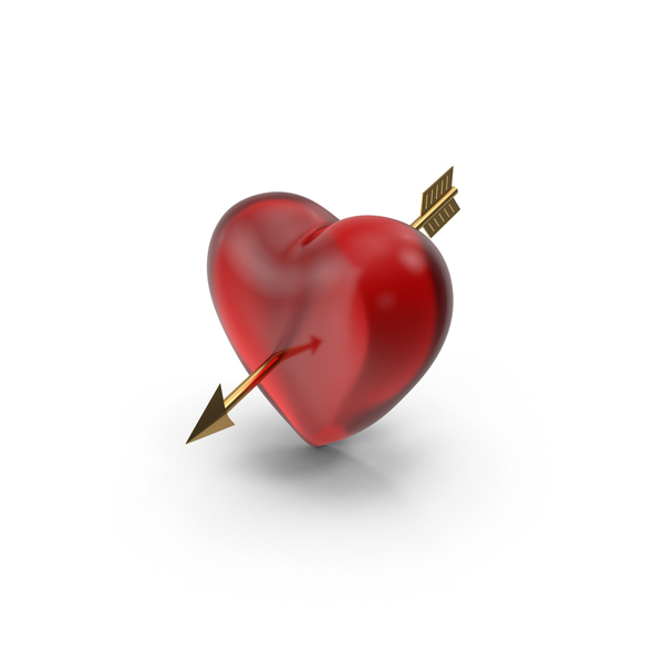 Shape: Glass Heart With Arrow PNG & PSD Images Shape: Glass Heart With Arrow PNG & PSD Images