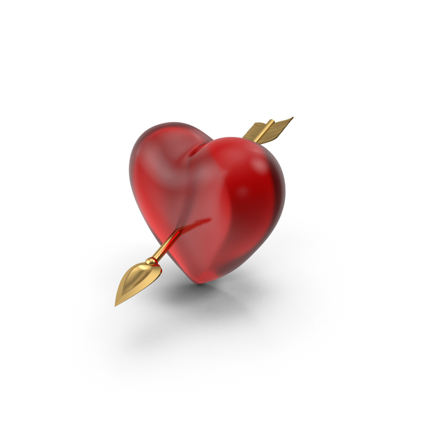 Shape: Glass Heart With Arrow PNG & PSD Images Shape: Glass Heart With Arrow PNG & PSD Images