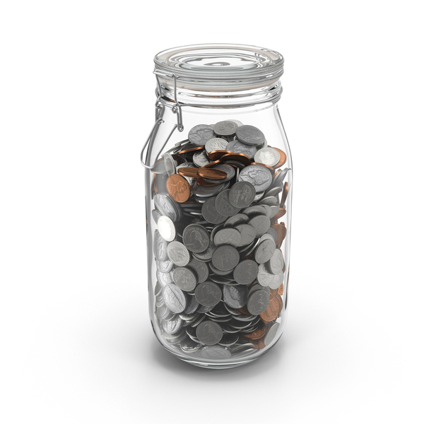 Glass Jar with Currency 02 PNG & PSD Images Glass Jar with Currency 02 PNG & PSD Images